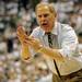Michigan head coach John Beilein calls for a time out during the second half at Breslin Center in East Lansing on Tuesday, Feb. 12. Melanie Maxwell I AnnArbor.com